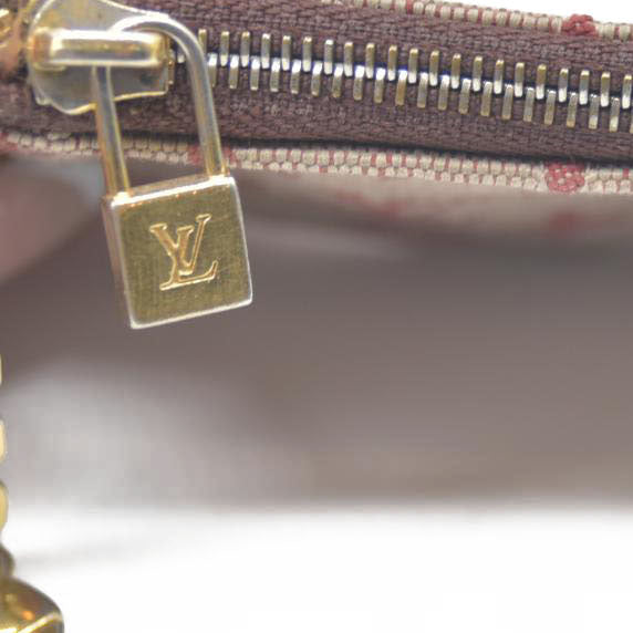 Louis Vuitton  Mini Monogram Key Pouch Cherry