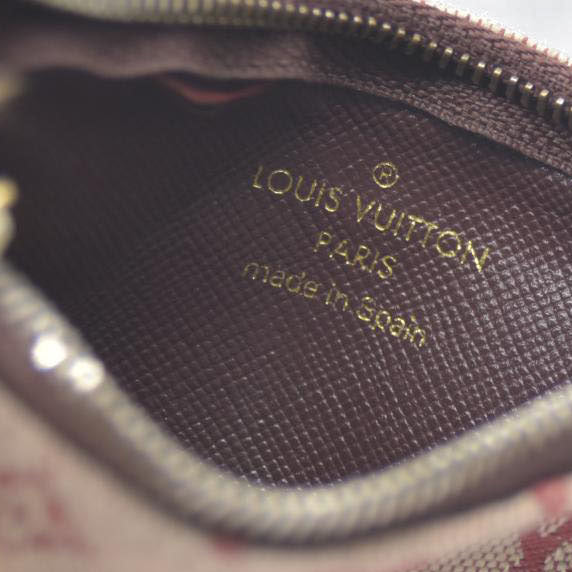 Louis Vuitton  Mini Monogram Key Pouch Cherry