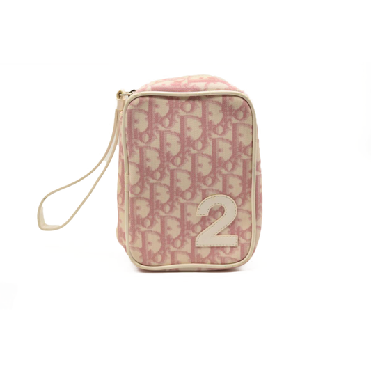 CHRISTIAN DIOR Monogram Girly Trotter Cosmetic Pouch Pink