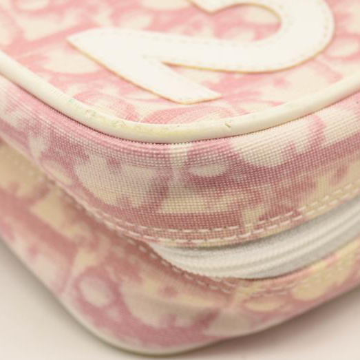 CHRISTIAN DIOR Monogram Girly Trotter Cosmetic Pouch Pink