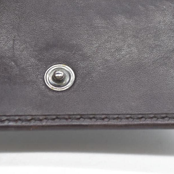 GUCCI Double G Leather 6 Ring Key Case Brown