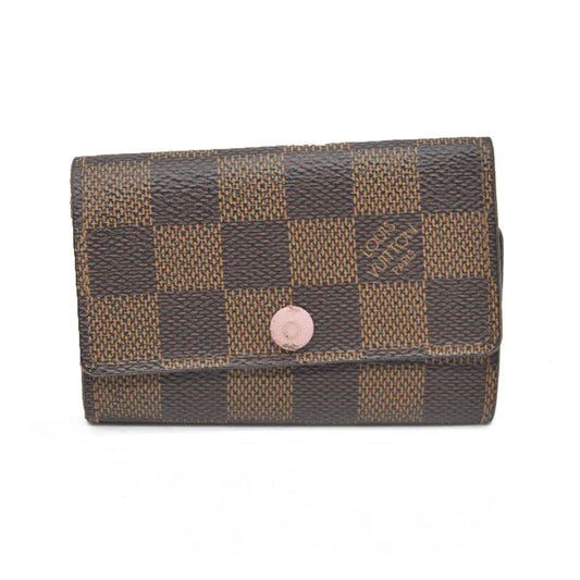 Louis Vuitton Damier Multicles 6 Ring Key Case Brown