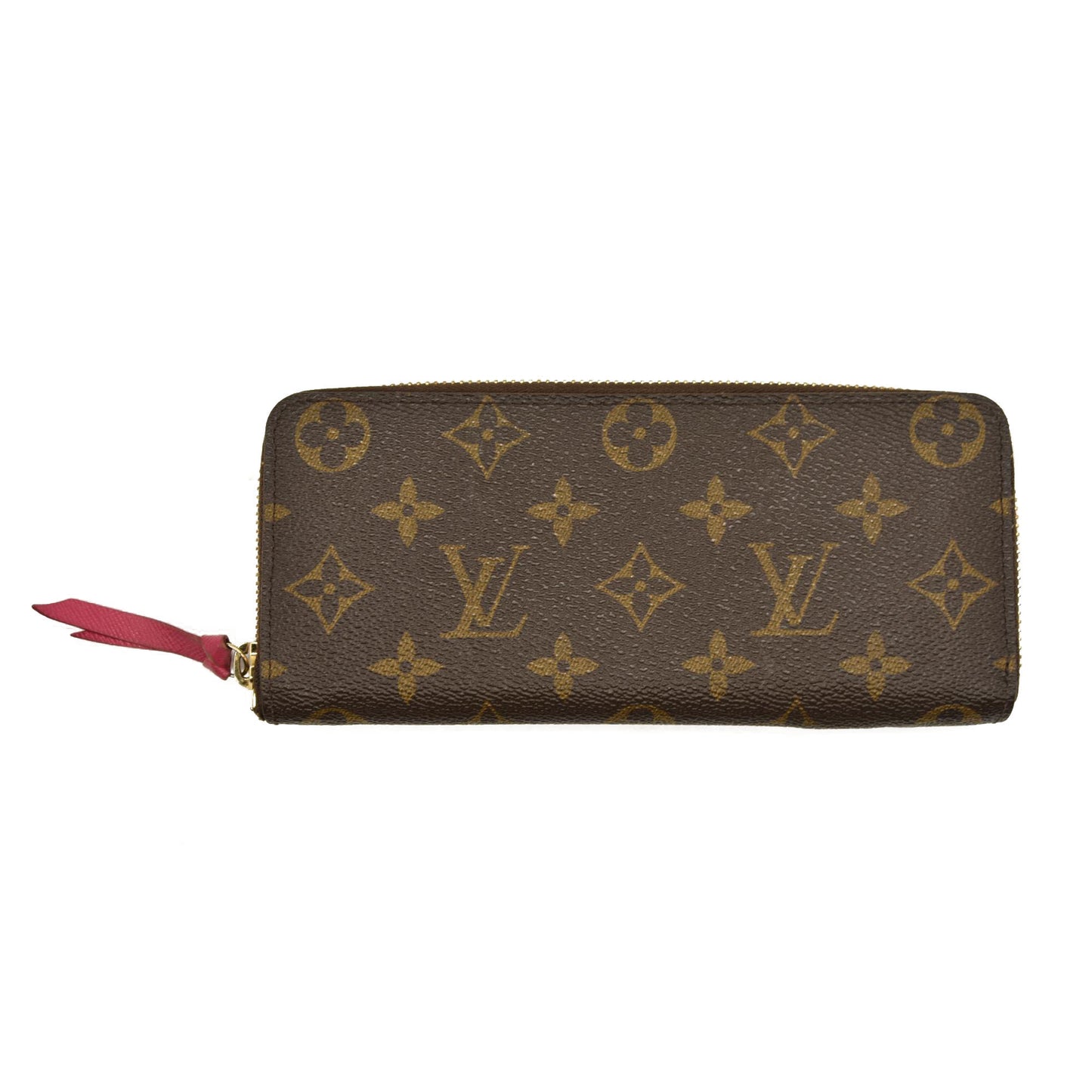 Louis Vuitton  Monogram Clemence Wallet Fuchsia GI0196