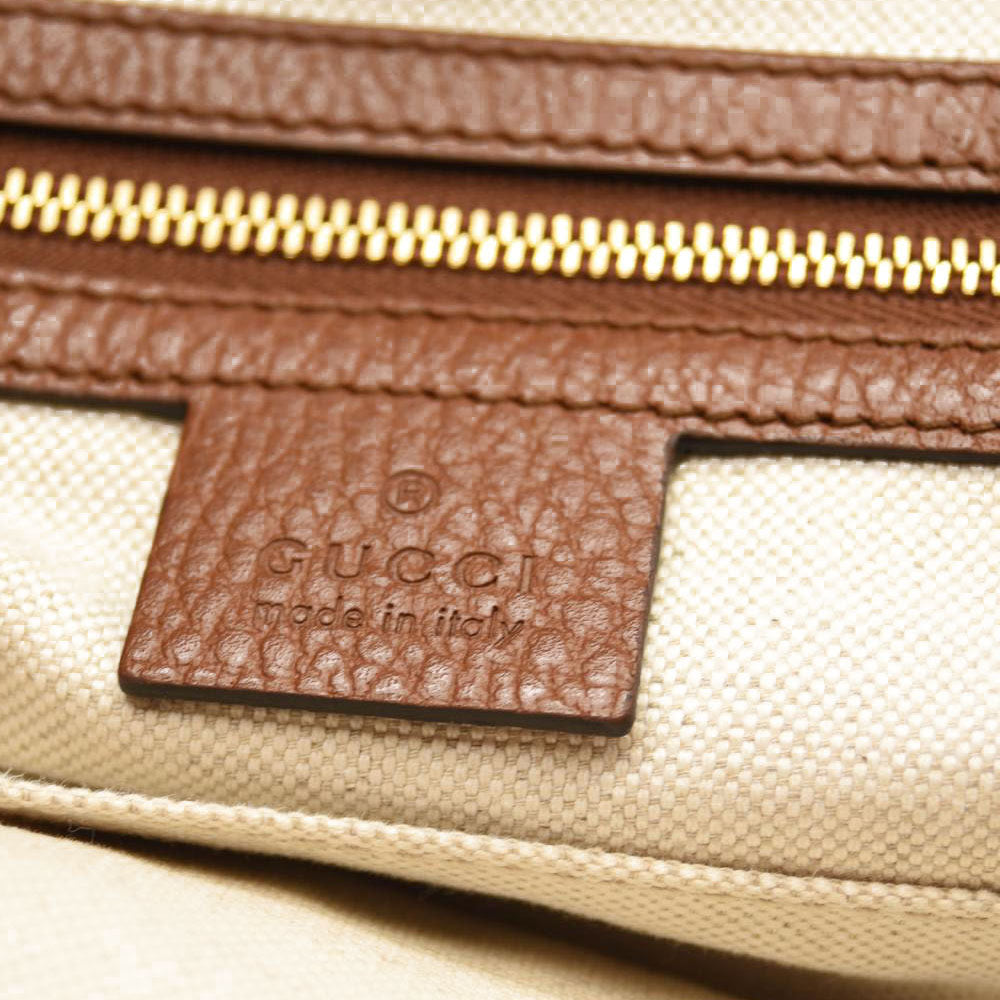 GUCCI New Denim GG Monogram Medium Ophidia Shopping Tote Blue Tea Cuir