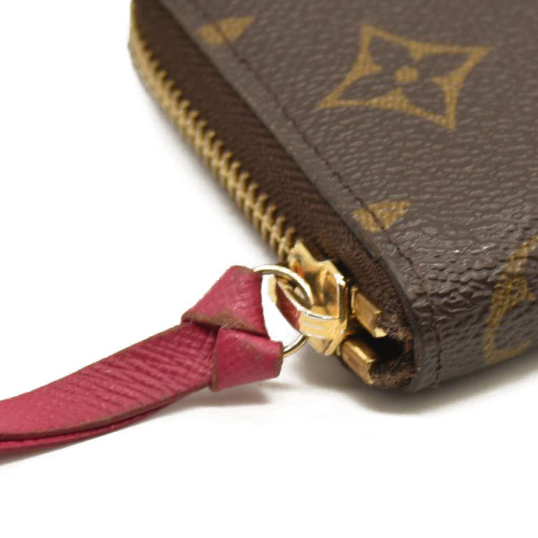 Louis Vuitton  Monogram Clemence Wallet Fuchsia GI0196