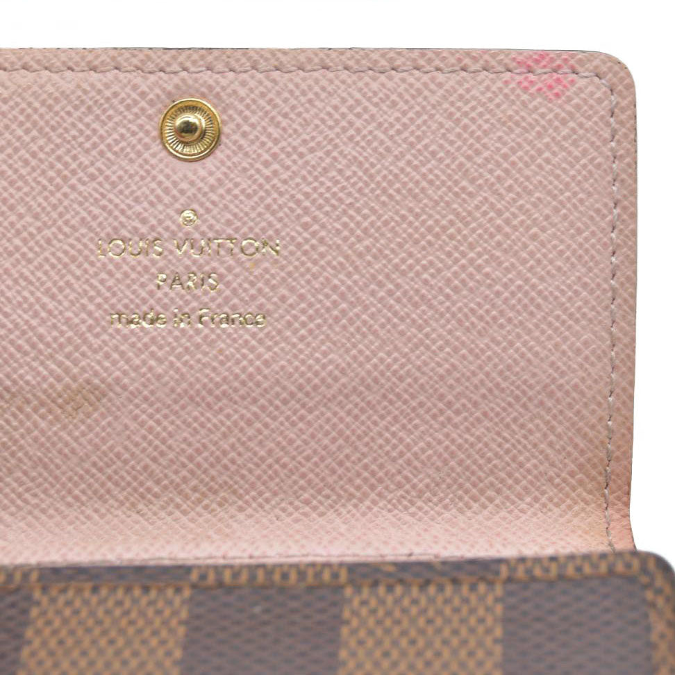 Louis Vuitton Damier Multicles 6 Ring Key Case Brown