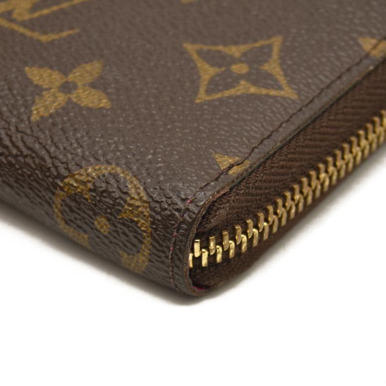 Louis Vuitton  Monogram Clemence Wallet Fuchsia GI0196