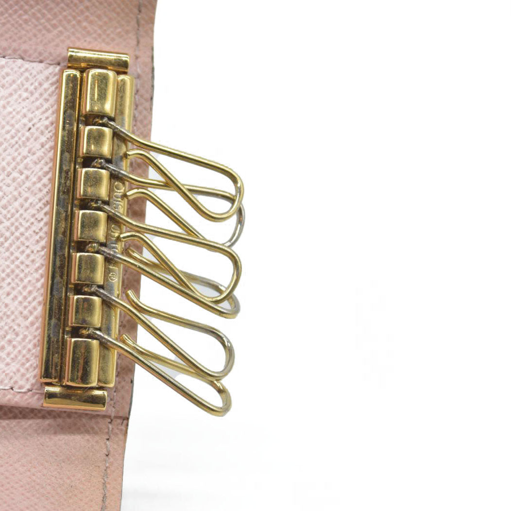 Louis Vuitton Damier Multicles 6 Ring Key Case Brown