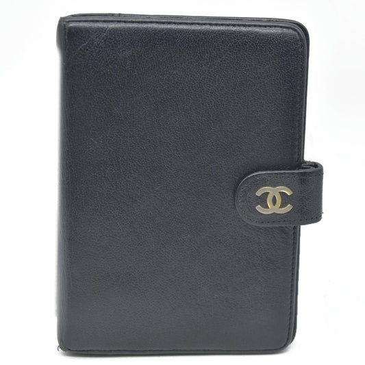 CHANEL CC  Leather Agenda Planner Notebook Cover