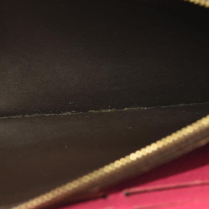 Louis Vuitton  Monogram Clemence Wallet Fuchsia GI0196
