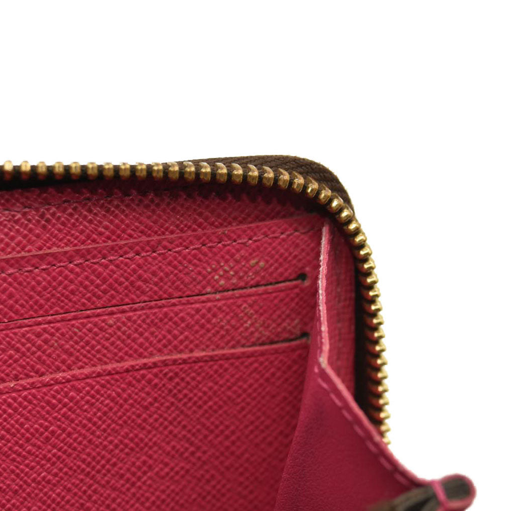 Louis Vuitton  Monogram Clemence Wallet Fuchsia GI0196