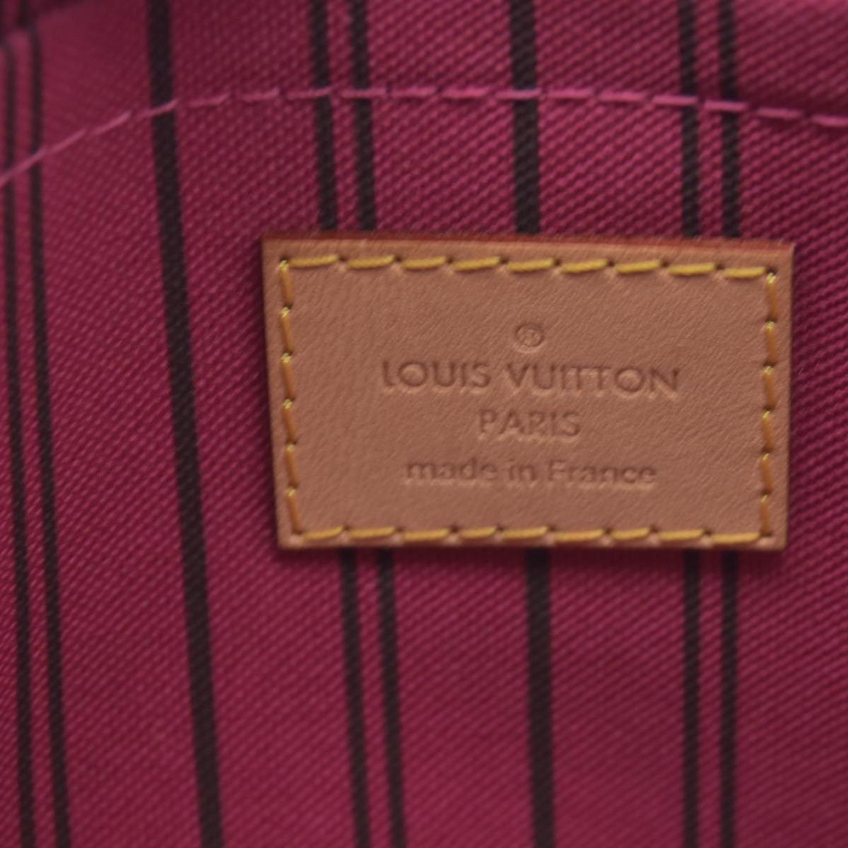 $600 Louis Vuitton  Monogram Neo Neverfull GM MM Pochette Fuchsia