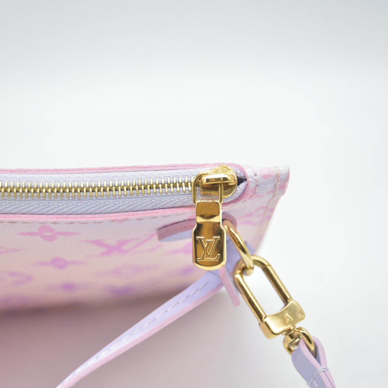 RFID Louis Vuitton Monogram Spring In The City Neverfull MM GM Pochette Sunrise Pastel