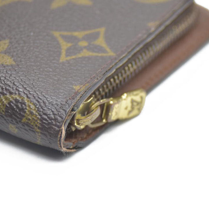 Louis Vuitton Monogram Porte Monnaie Zippy Long Wallet Brown TH0092