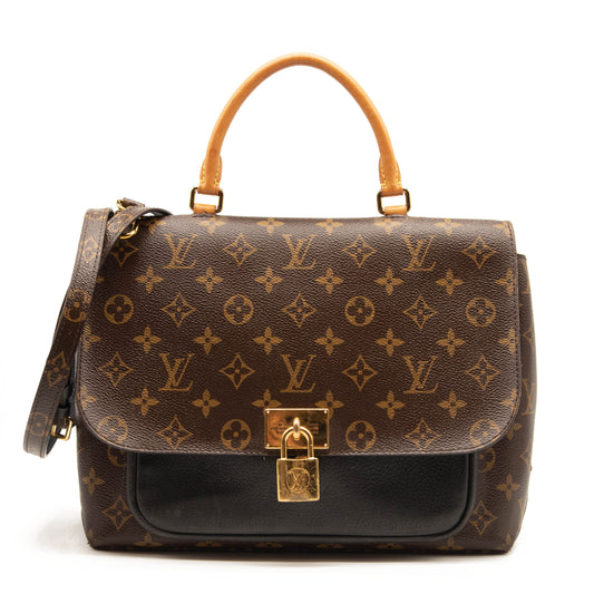 Louis Vuitton Monogram Marignan Black Shoulder Bag