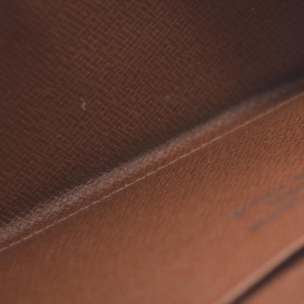 Louis Vuitton Monogram Porte Monnaie Zippy Long Wallet Brown TH0092