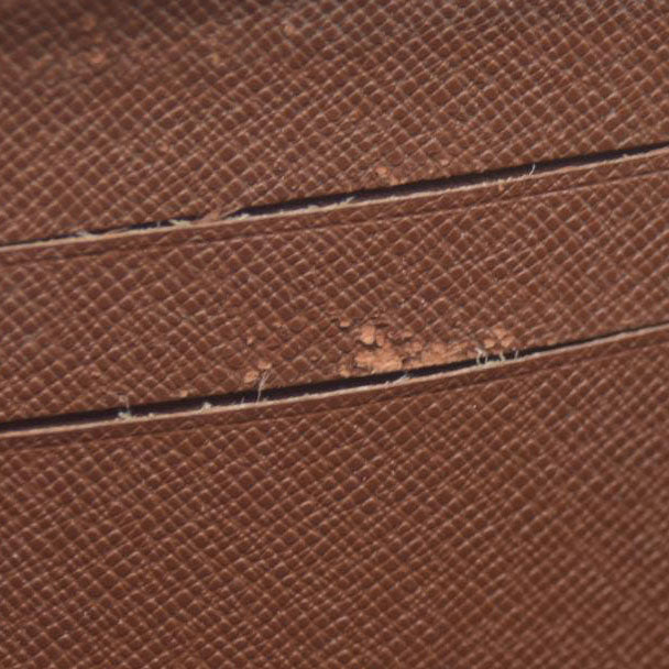 Louis Vuitton Monogram Porte Monnaie Zippy Long Wallet Brown TH0092