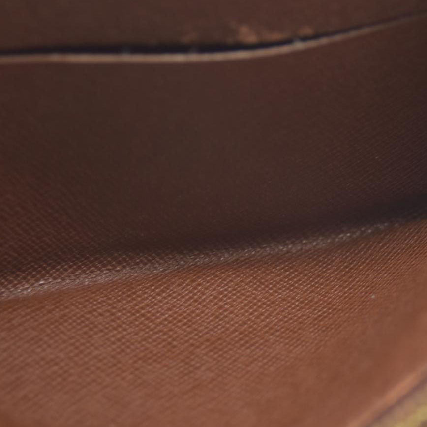 Louis Vuitton Monogram Porte Monnaie Zippy Long Wallet Brown TH0092