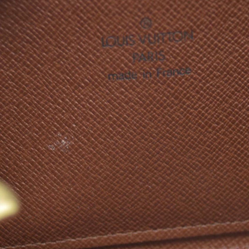 Louis Vuitton Monogram Porte Monnaie Zippy Long Wallet Brown TH0092