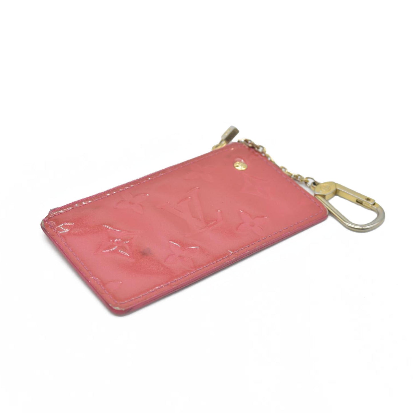 Louis Vuitton Monogram Vernis Pochette Cles Wallet Coin Purse