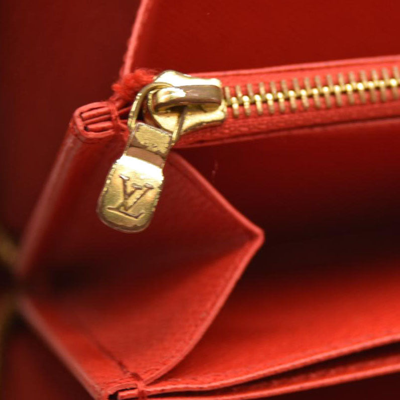 Louis Vuitton  Monogram Zippy Wallet Coquelicot MI2230