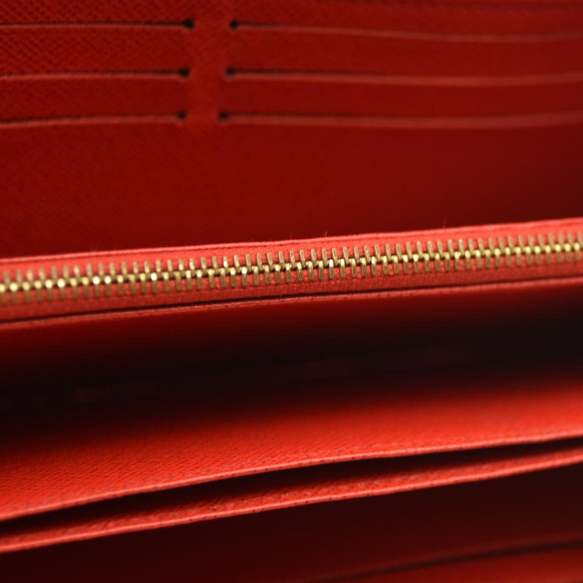 Louis Vuitton  Monogram Zippy Wallet Coquelicot MI2230