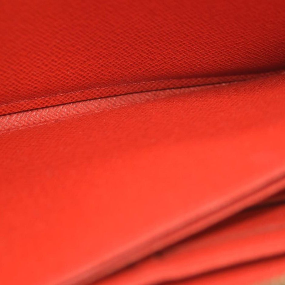 Louis Vuitton  Monogram Zippy Wallet Coquelicot MI2230