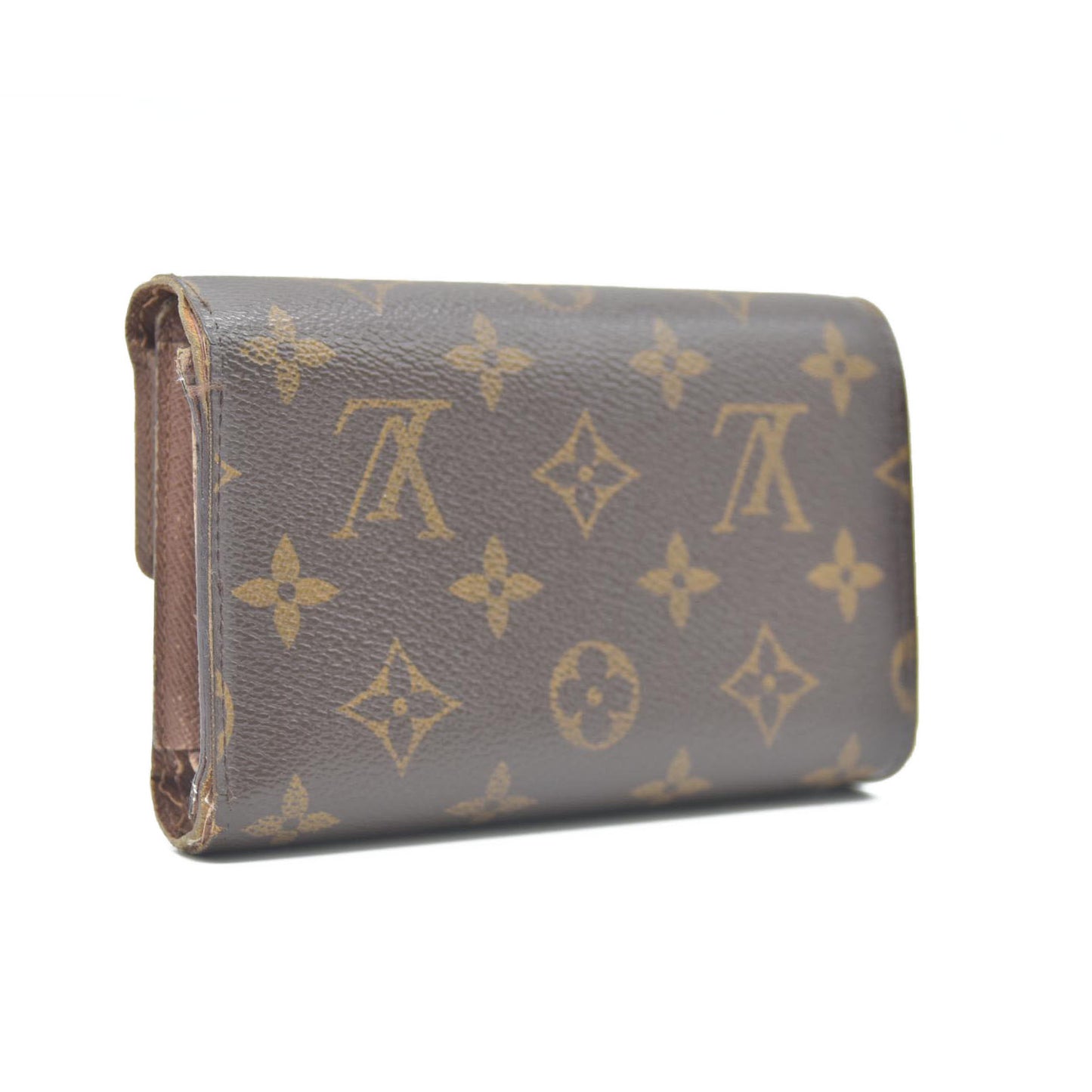 AUCTION $610 LOUIS VUITTON Monogram Alexandra Trifold Wallet CA4098