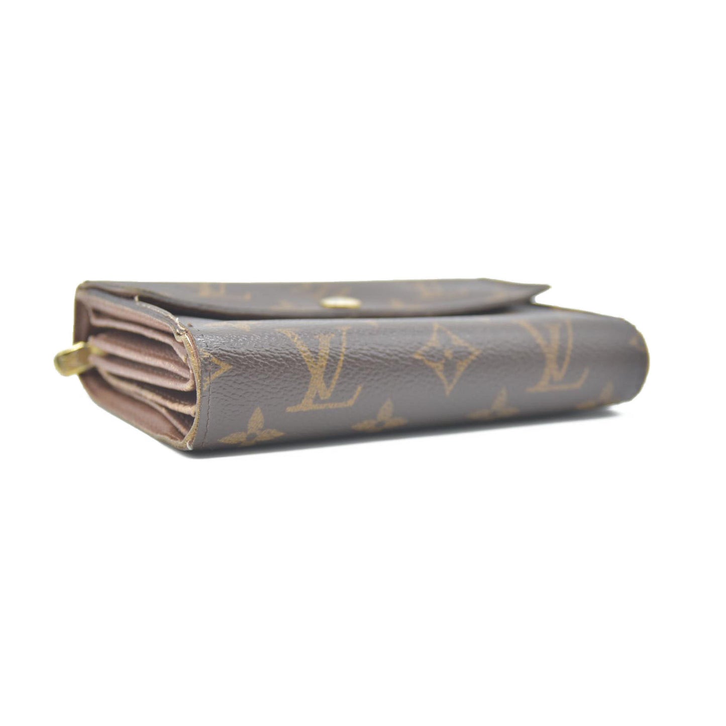 AUCTION $610 LOUIS VUITTON Monogram Alexandra Trifold Wallet CA4098