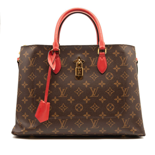 Louis Vuitton Monogram Flower Tote Coquelicot