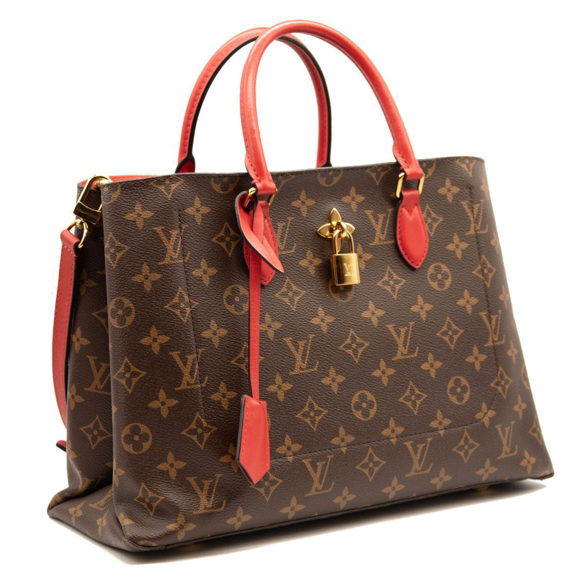 Louis Vuitton Monogram Flower Tote Coquelicot