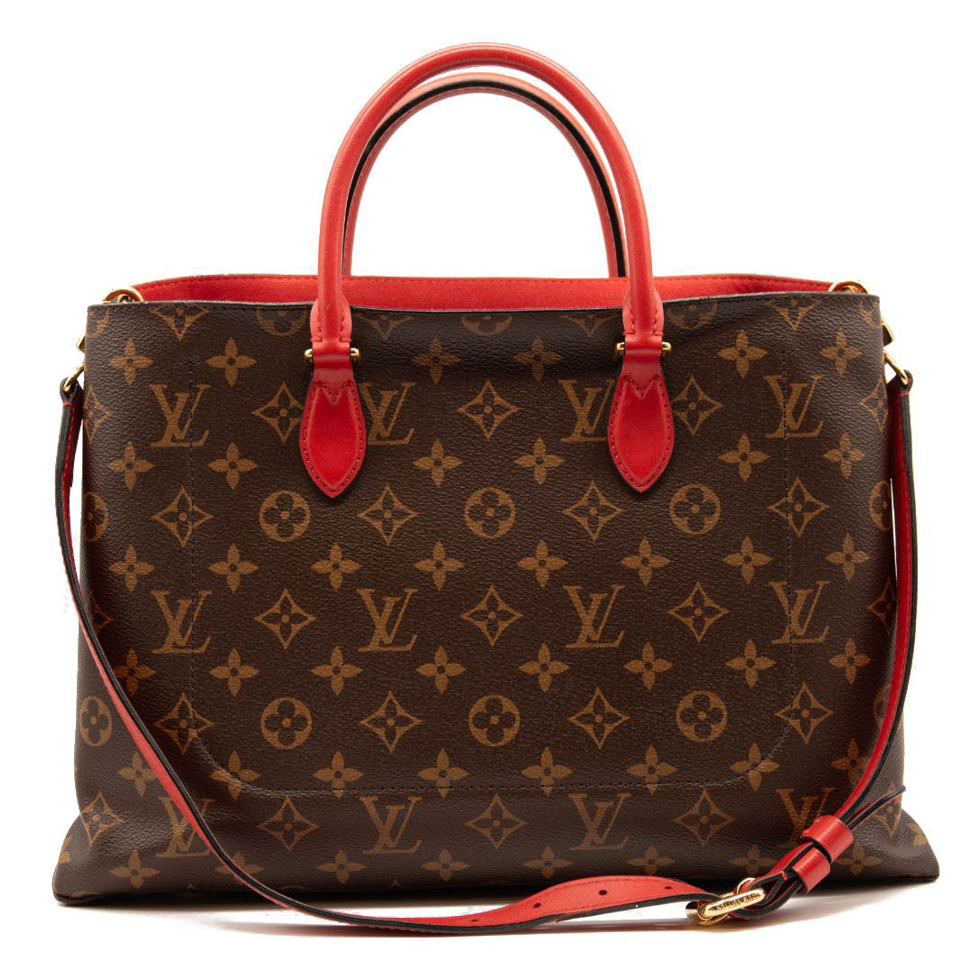 Louis Vuitton Monogram Flower Tote Coquelicot