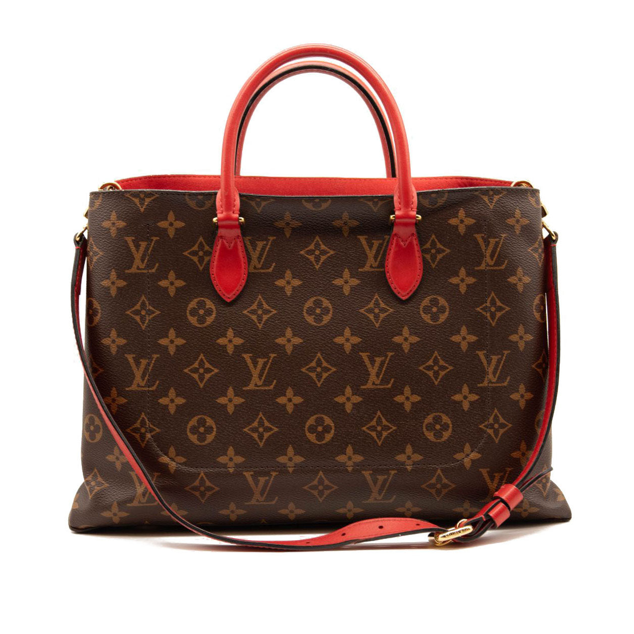 Louis Vuitton Monogram Flower Tote Coquelicot