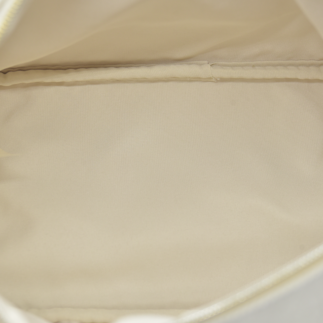 Dior GWP Cosmetic Pouch – Cream Canvas with Gold CD Logo