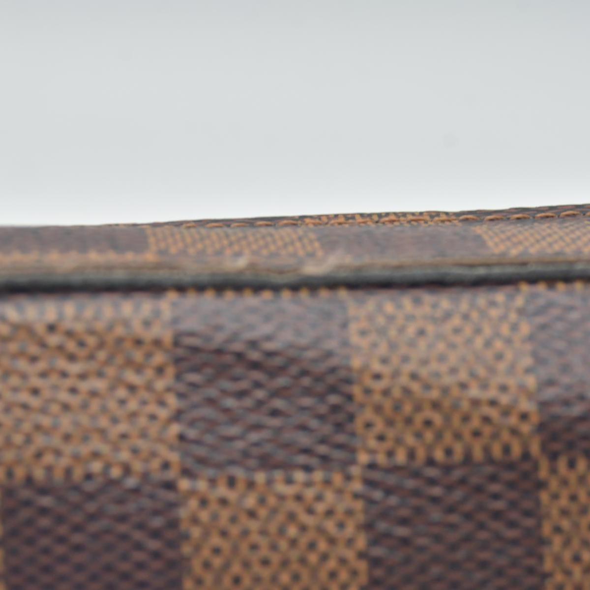 $1580 2018 Louis Vuitton Damier Ebene Pochette Felicie Chain Wallet MI1128