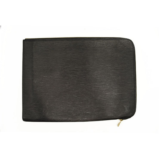 Louis Vuitton Porte Noir Epi Leather Documents Case
