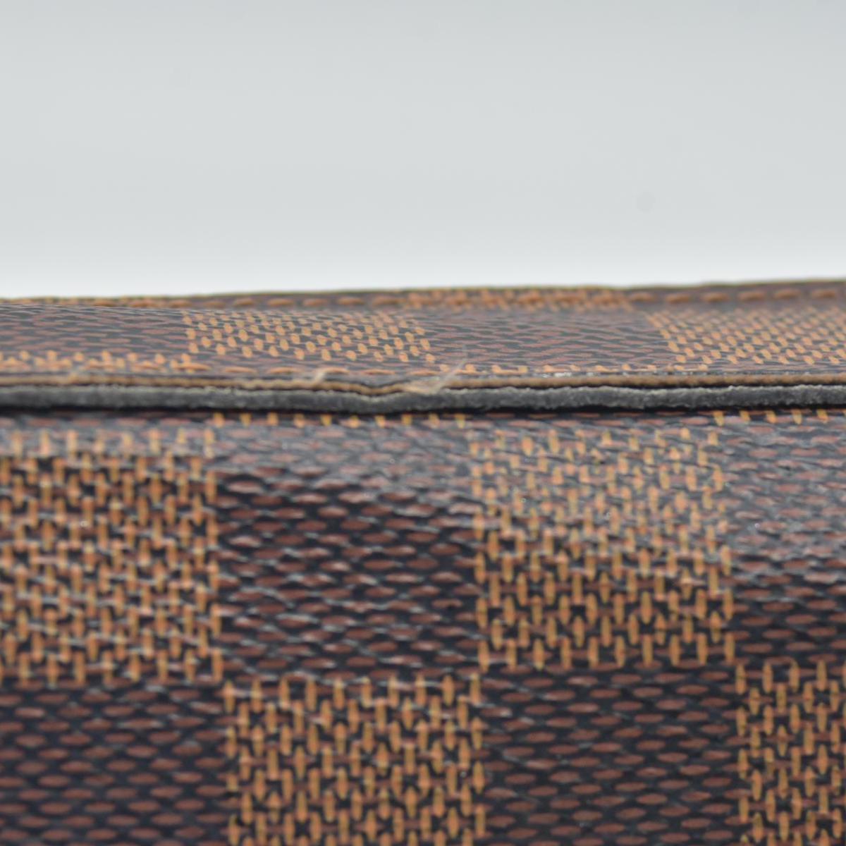 $1580 2018 Louis Vuitton Damier Ebene Pochette Felicie Chain Wallet MI1128