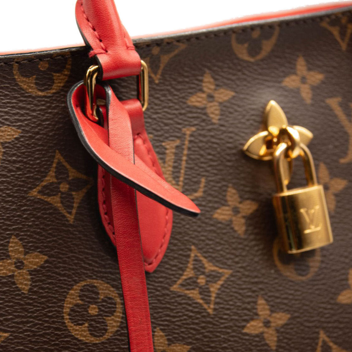 Louis Vuitton Monogram Flower Tote Coquelicot