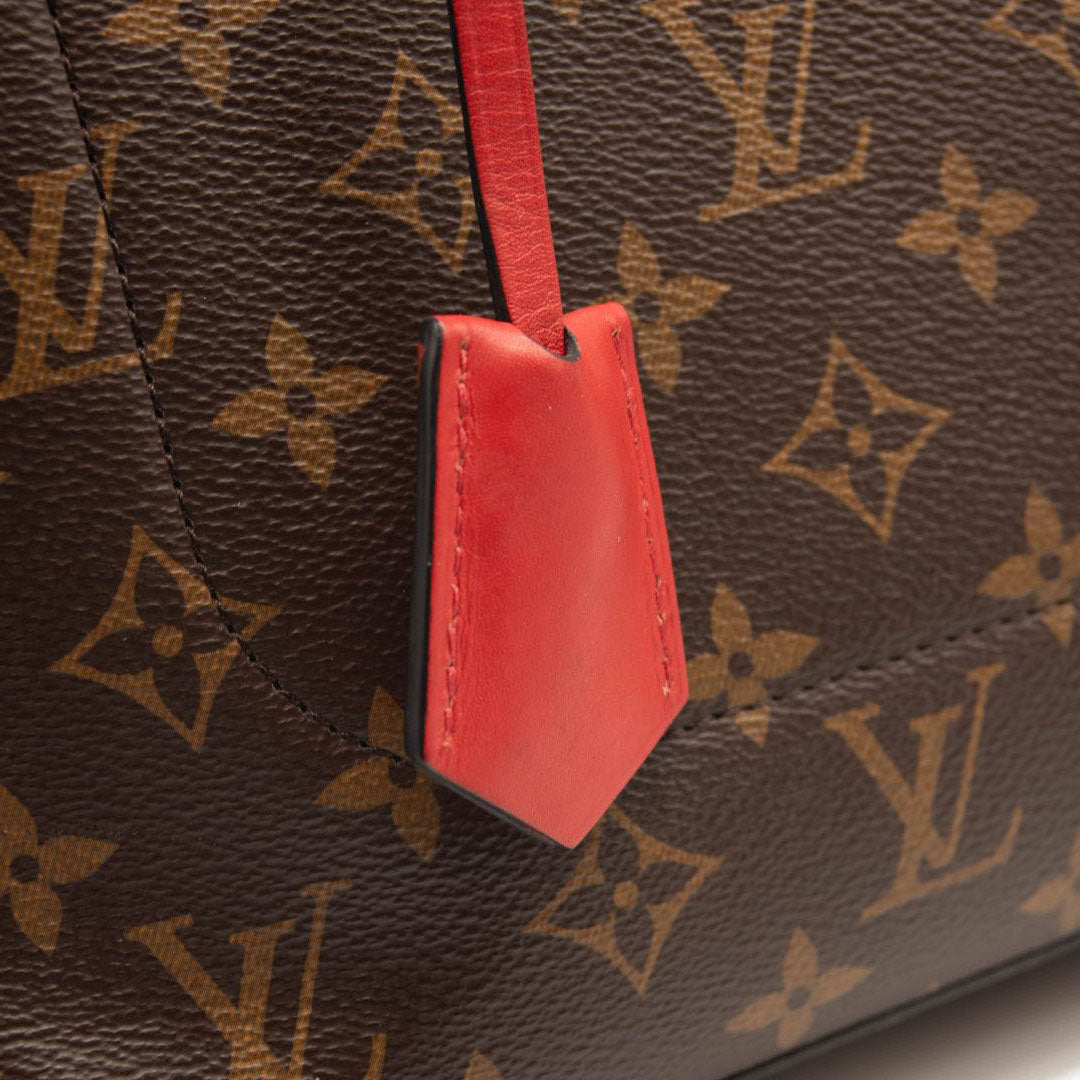 Louis Vuitton Monogram Flower Tote Coquelicot