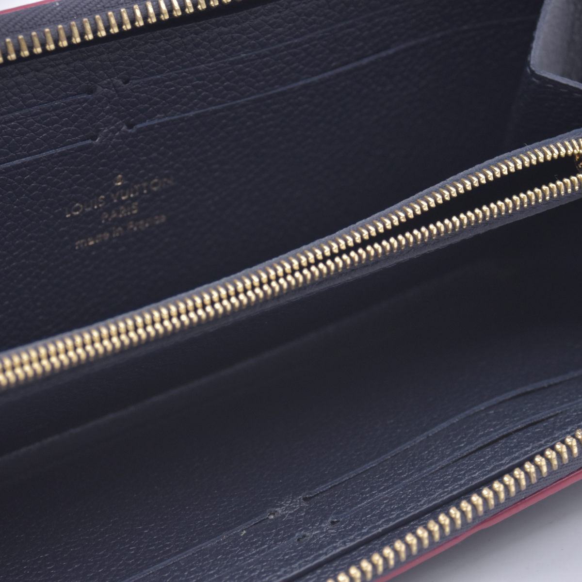 $1170 RFID Louis Vuitton Monogram Empreinte Portefeiulle Clemence Wallet 10021018