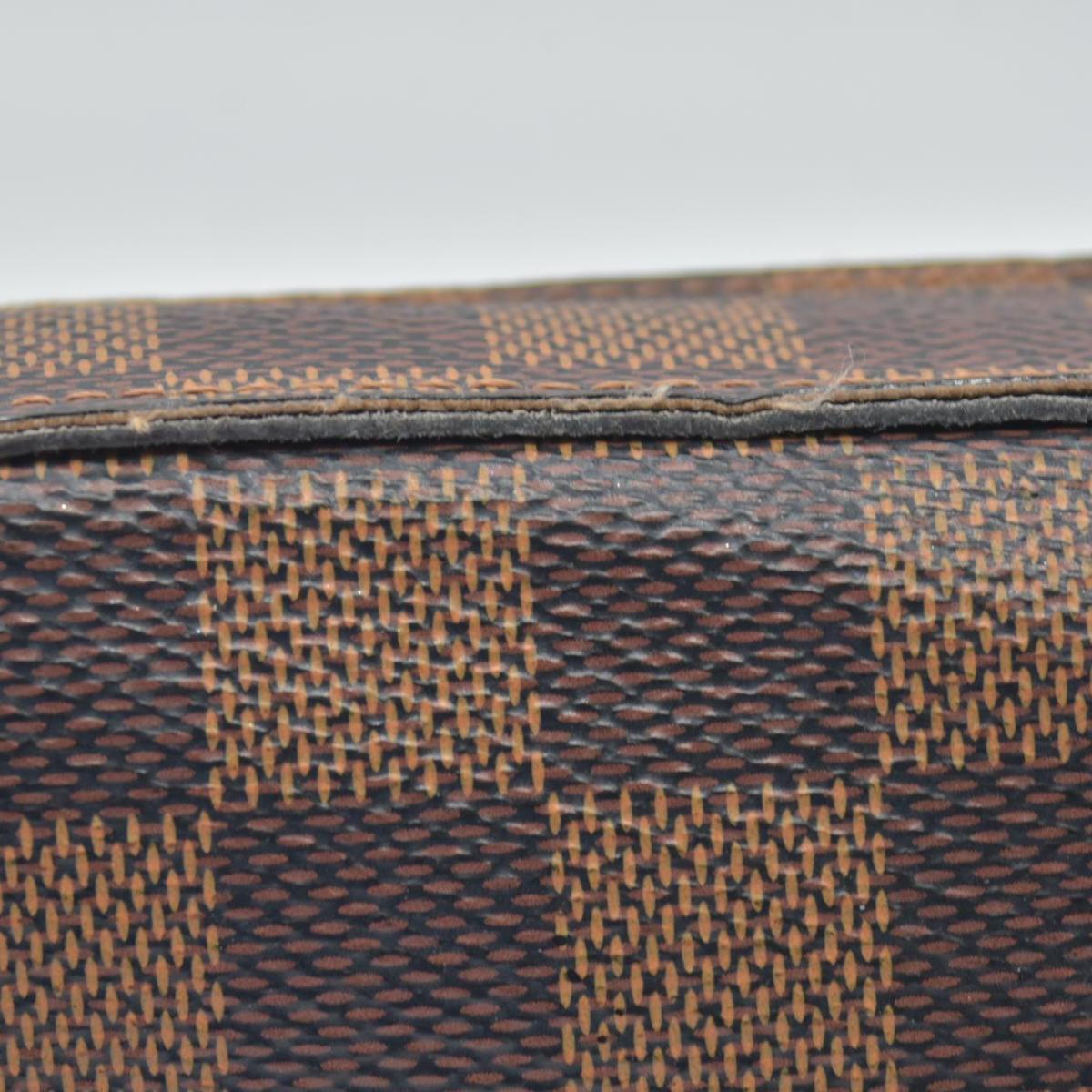 $1580 2018 Louis Vuitton Damier Ebene Pochette Felicie Chain Wallet MI1128