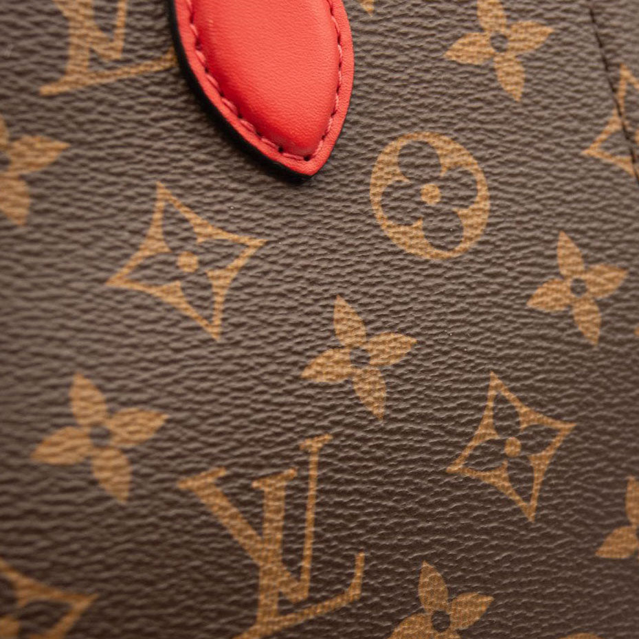 Louis Vuitton Monogram Flower Tote Coquelicot