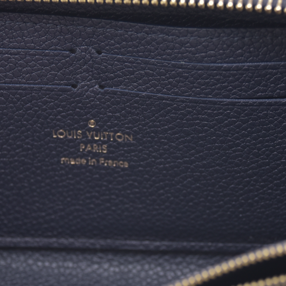 $1170 RFID Louis Vuitton Monogram Empreinte Portefeiulle Clemence Wallet 10021018
