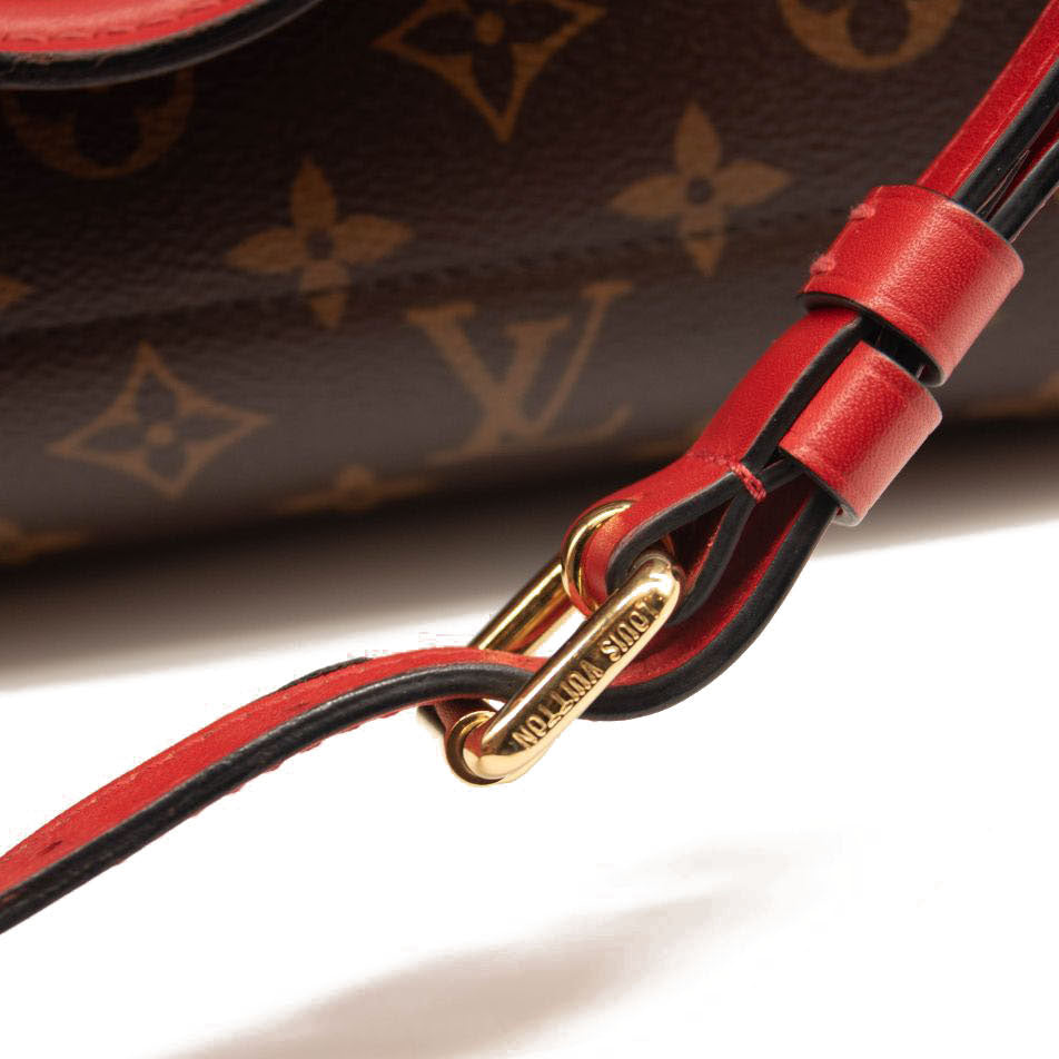 Louis Vuitton Monogram Flower Tote Coquelicot