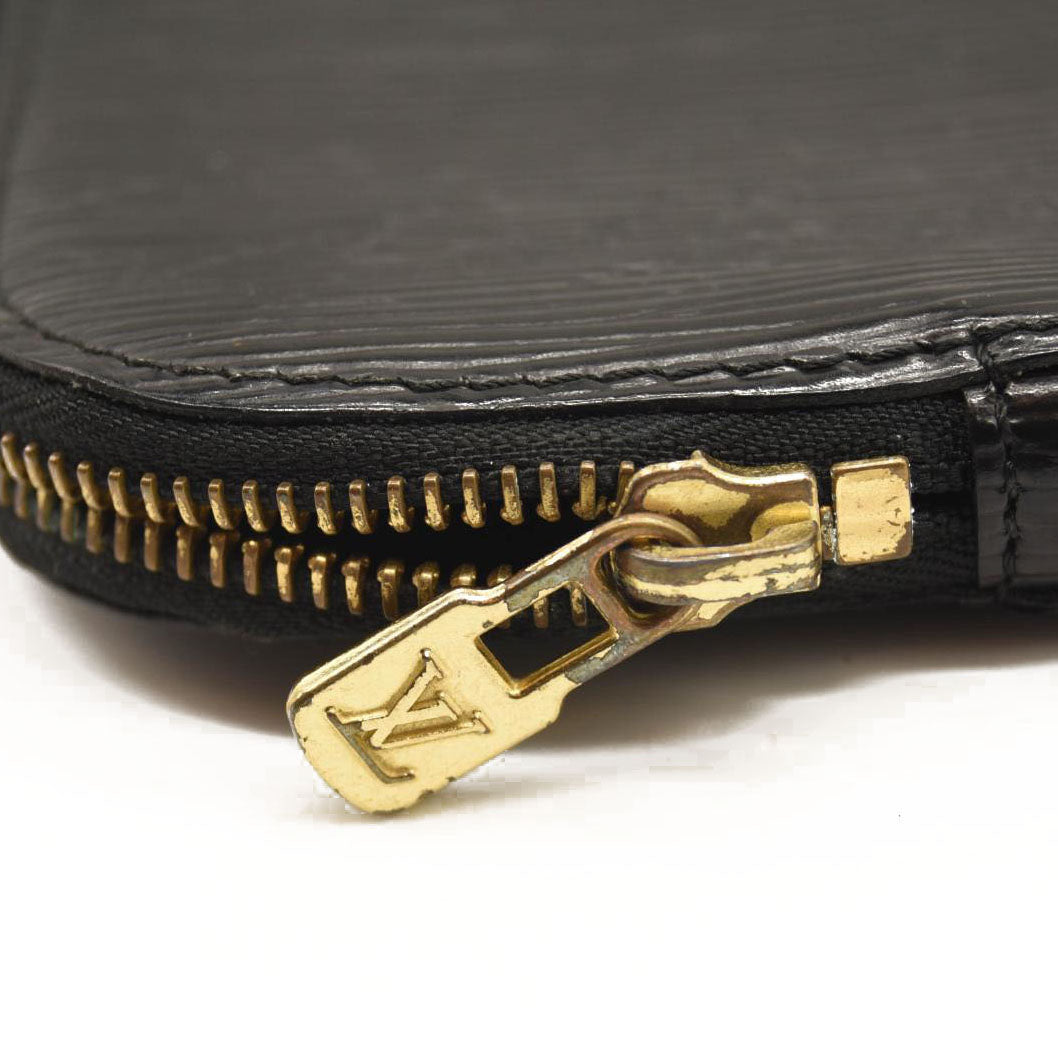 Louis Vuitton Porte Noir Epi Leather Documents Case