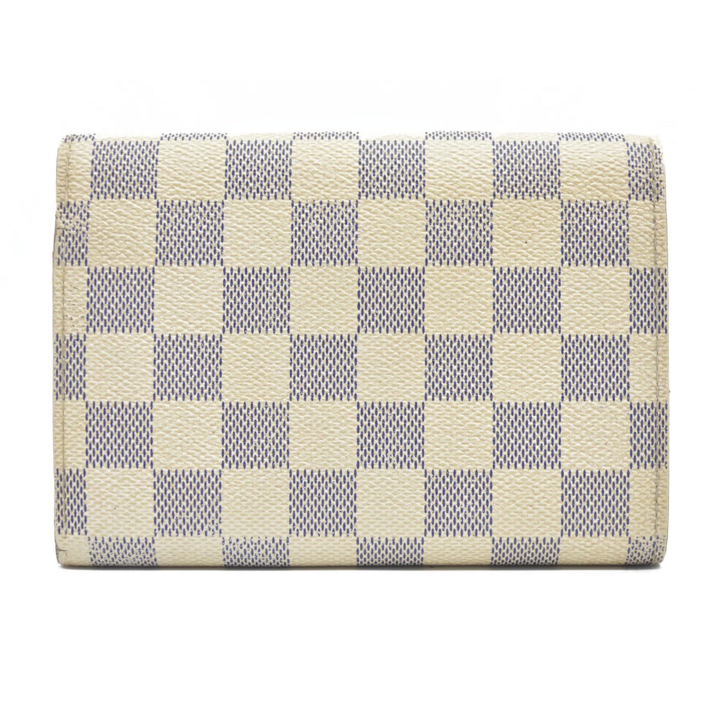 $610 Louis Vuitton Damier Azur Alexandra Trifold Wallet CA3008