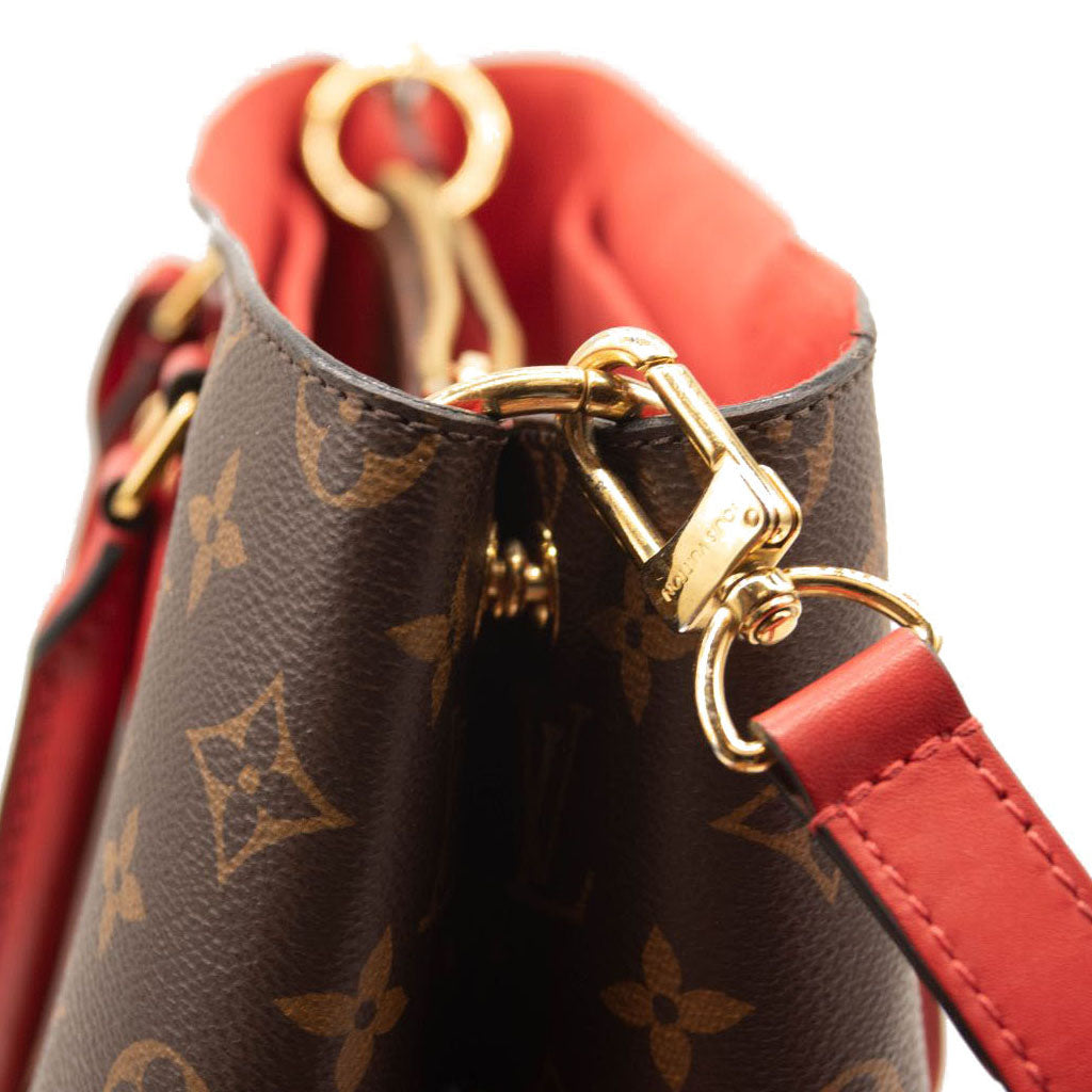 Louis Vuitton Monogram Flower Tote Coquelicot