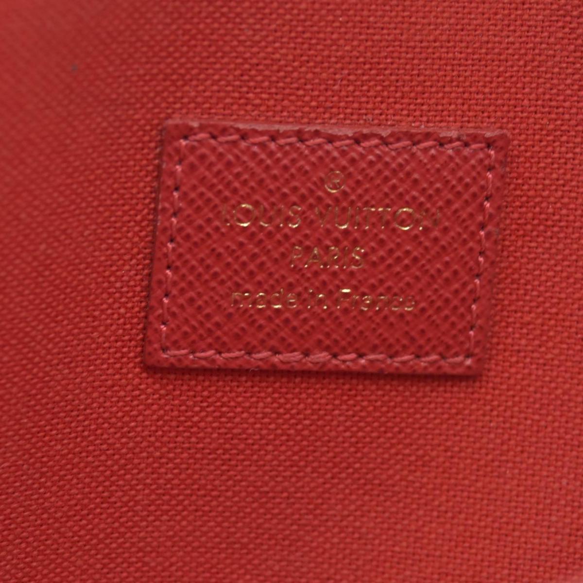 $1580 2018 Louis Vuitton Damier Ebene Pochette Felicie Chain Wallet MI1128