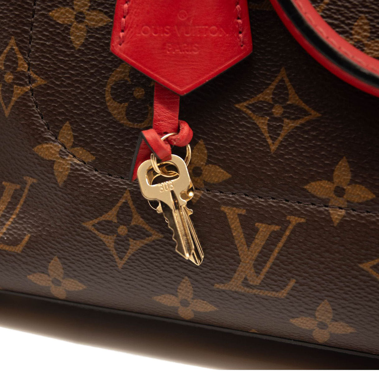 Louis Vuitton Monogram Flower Tote Coquelicot