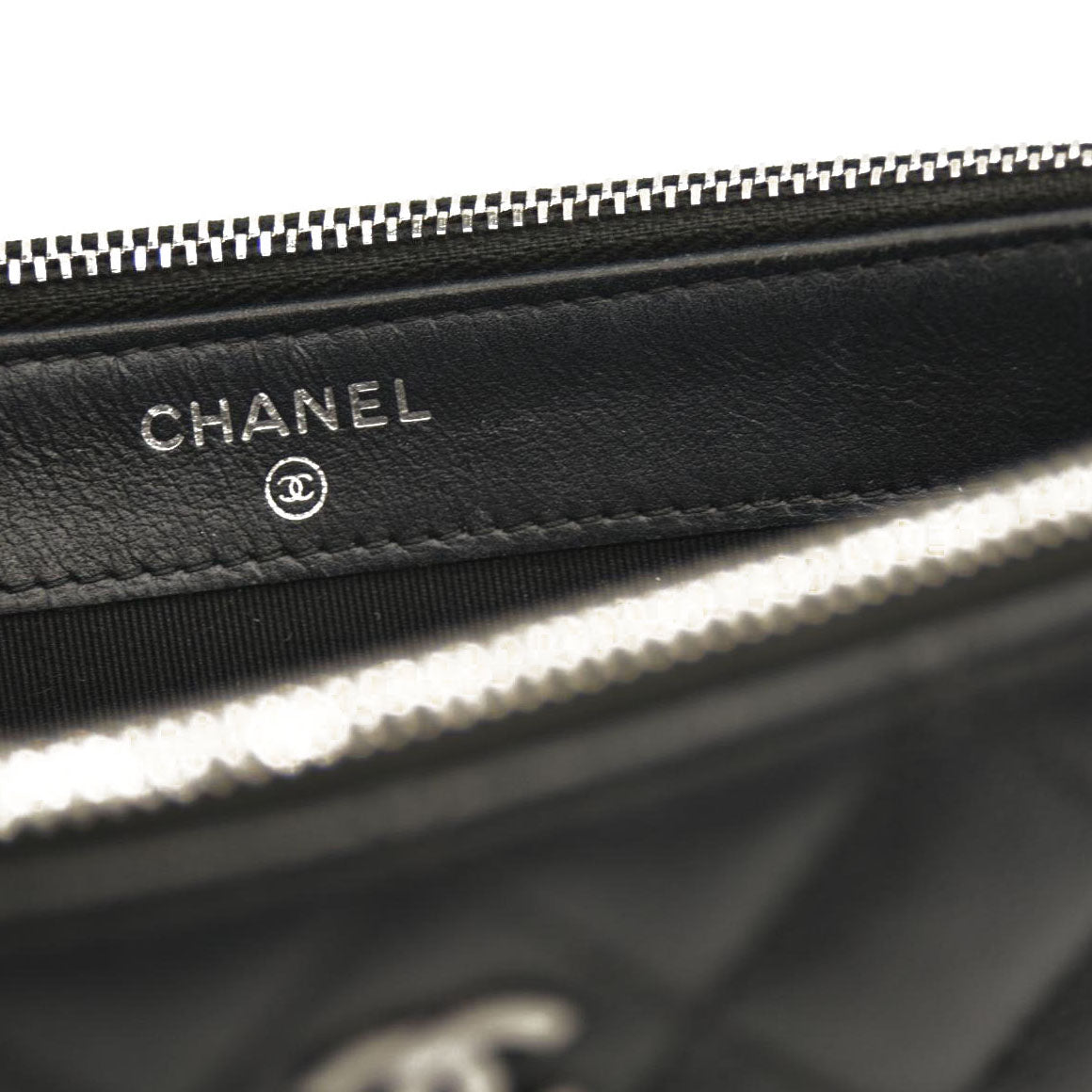 CHANEL  Caviar Quilted Small Clutch With Chain Black 25*